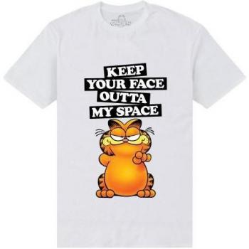 T-shirt Garfield Unisexe Adultes My Space Gris