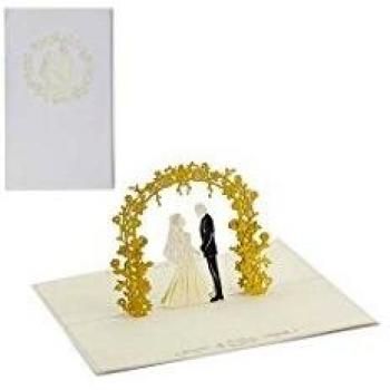 Origamo Greeting Card Arch of the Spouses