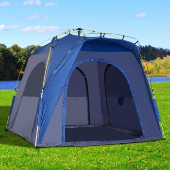 Outsunny 4-Person Dome Pop Up Tent