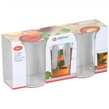 Theeglas 250 ml, 2 stuks