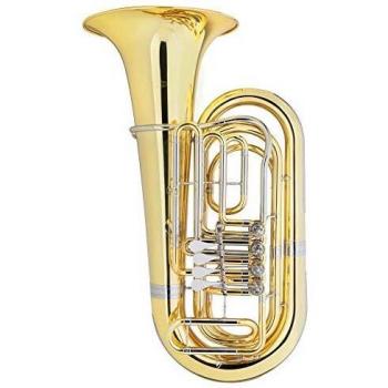 Classic Cantabile T180 3/4 Bb Tuba 4 Ventile Höhe 91 cm robuster Koffer Brass