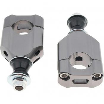 Front Handle Fat Bar Mount Riser Clamps for 22mm Motorcycle Handlebar