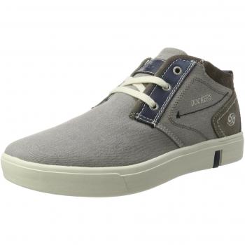 Dockers by Gerli Herren High-Top, Hellgrau 210, 45 EU