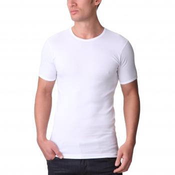 T-shirt 4XL Homme Blanc Col Rond Eminence