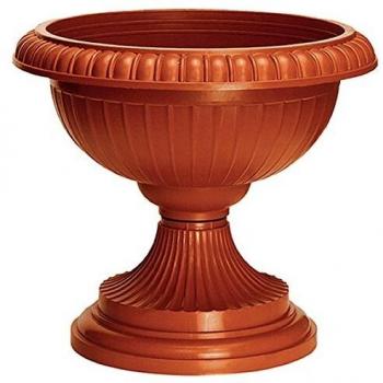 Fioriera Venezia con piedistallo in plastica cm 44xh36