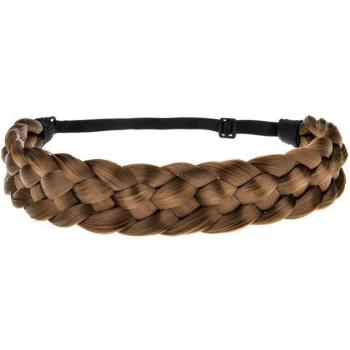 Diadema Trenzada Sintética con Accesorios para el Cabello