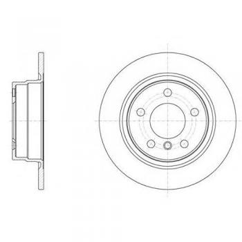 RIDEX Disque de frein BMW 82B0806