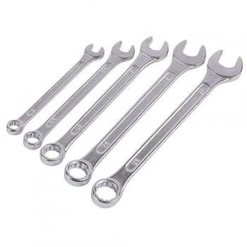 5pc Ratchet Carbon Steel Metric Combination Wrench Set