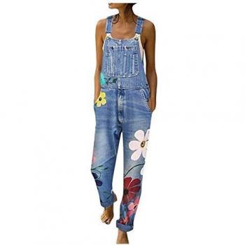 Salopette denim sans manches femme XL