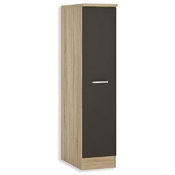 Flex-Well Apothekerschrank Samoa, 30 x 161 x 60 cm, 4 Ablagen, weiß/Sonoma Eiche