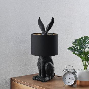 Tischlampe 'Lorentina' aus Textil für Wohnzimmer & Esszimmer von Lindby