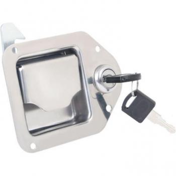Folding Handle Lock for Trailer Doors