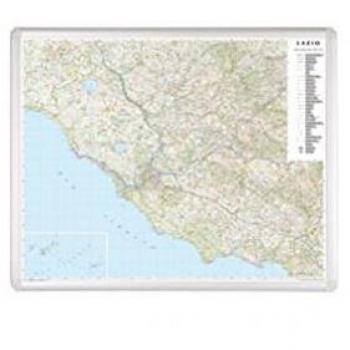 Writeable Magnetic Map of Lazio 90x100 cm