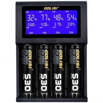 QuickCharge Plus I4 18650/26650/20700