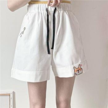 Shorts cómodos de verano para mujer con diseño Kawaii