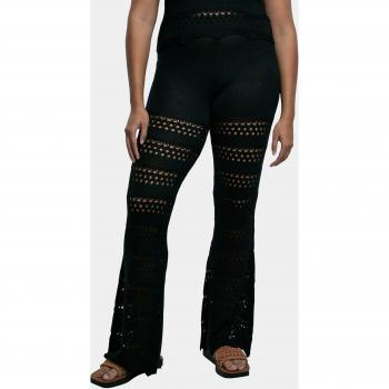 Leggings Crocheté Negra Mujer Urban Classics