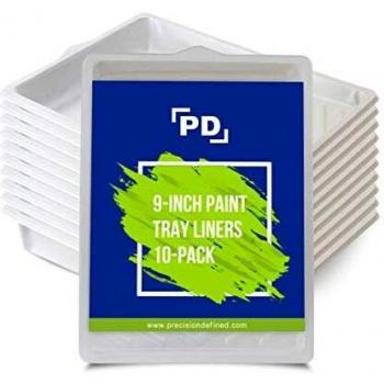 PD Supreme 9” Ridged Edges Paint Tray Liners (Pack of 10)