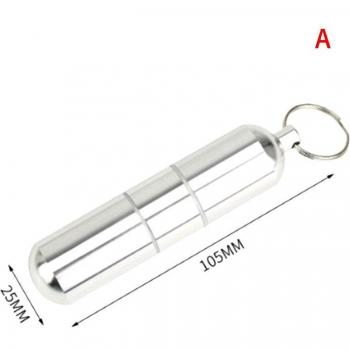Delicate Medicine Carrier – Pocket‑Sized 3‑Slot Aluminum Case