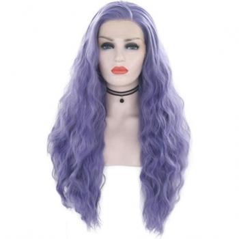 Azul Largo Rizado de 28 Pulgadas – Peluca Joy & Beauty