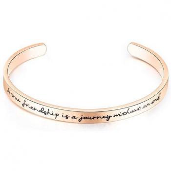 Rosa Metallarmband Freundschaft