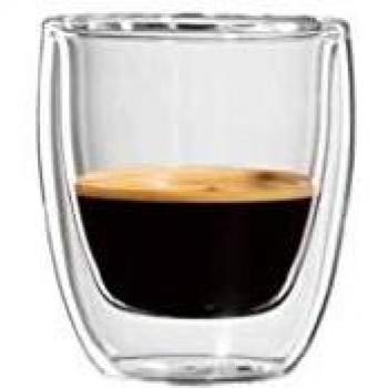 Bloomix Roma, Thermo-Kaffeegläser, 80 ml, 2er-Pack