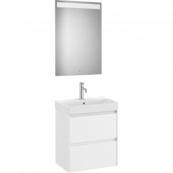 Ensemble 2 tiroirs Ona 550 mm – Mat blanc