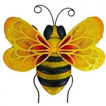 Silver Bee Patio Accent Piece