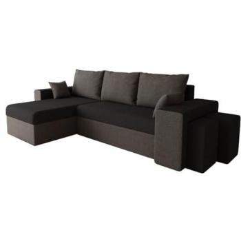 Divano angolare con scatola da letto