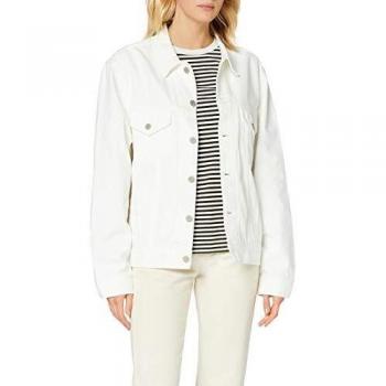 Chaqueta Superdry Boyfriend Trucker, Marfil (Chalk White Fu4), M para Mujer