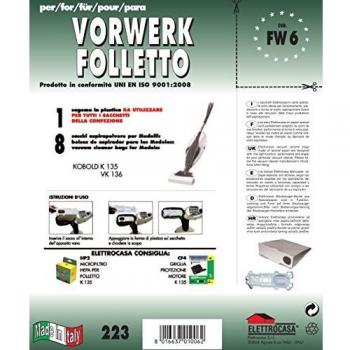 ELETTROCASA CF 08 SACCHI CARTA X FOLLETTO (FW 6)