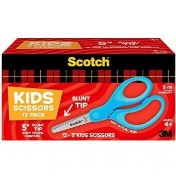 Scotch 5-Inch Soft Touch Blunt Kid Scissors