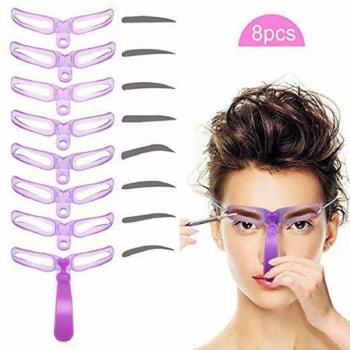 Outils de maquillage : Pochoir sourcils réutilisable
