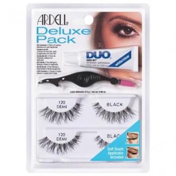 Ardell Pestañas Postizas Deluxe 120 con Adhesivo y Aplicador