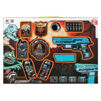 Blå Dartpistol Zombie Shot (50 x 35 cm)
