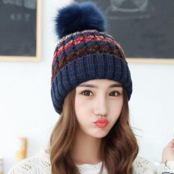Gorro de Lana Tejido para Mujer