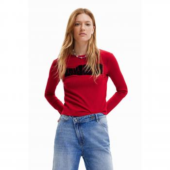Top de manga larga con diseño floral Desigual