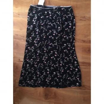 Falda Kiko Larga Floral Vintage Estilo Chic (2 Colores)