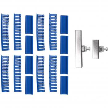 Kit complet 18x Puller à dents pour bosses automobiles – Bâtons de colle inclus, couleur bleue