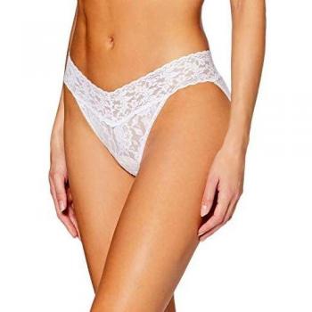 Hanky Panky Women's V-Kini in White Lace