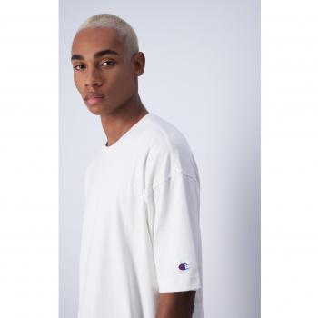 T-Shirt Bianco a Maniche Corte in Cotone