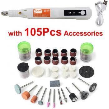 Portable Mini Cordless Grinder Drill with USB Charging