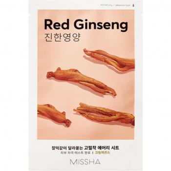Missha AiryFit Red Ginseng Sheet Pack – 19g Each