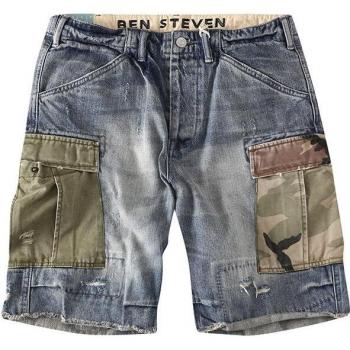 Aboorun Cargo Denim Été pour Hommes