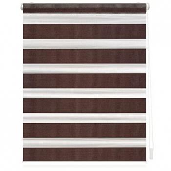 Rideau enrouleur Lichtblick 45x150 cm brun foncé – 80×200 cm