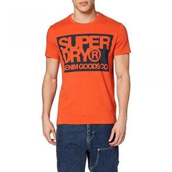Camiseta Superdry, Goods Co Print, Rojo, 3XL para Hombre