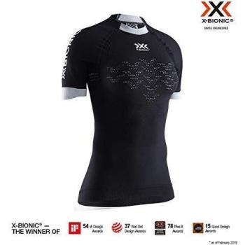 The Trick G2 Short Sleeve Tee – Black Melange, Women's L by X-Bionic