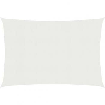 HDPE Sunshade Sail 160 g/m² White 4x7 m Vidaxl