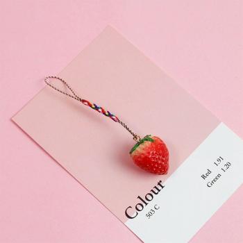 Strawberry Decor Smartphone Strap for iPhone, Samsung, Xiaomi, Huawei