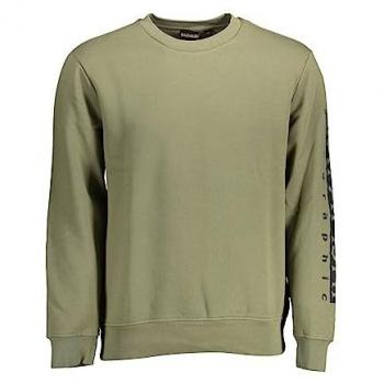 Men's Emerald Green XL Printed Sweatshirt by Napapijri