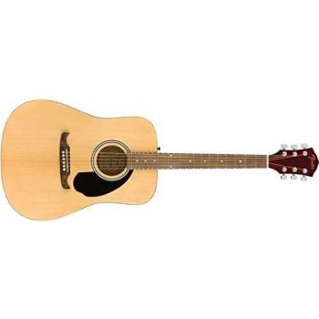 Fender FA-125 Dreadnought Acoustic Guitar with Gig Bag, Natural